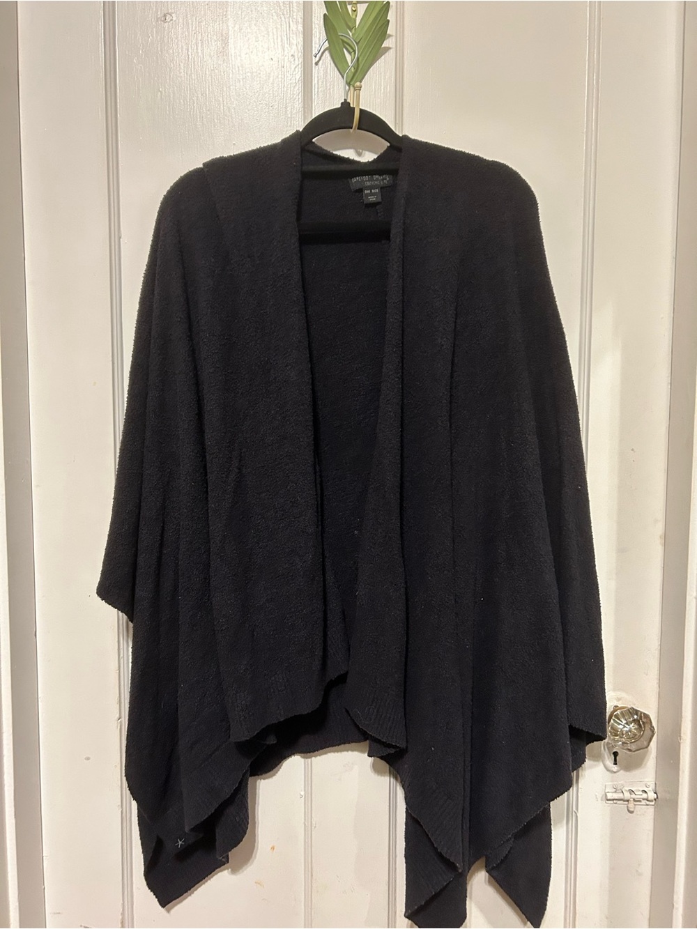 Barefoot DreamsCozy Open-Front Women’s Sweater Cardigan - Black
